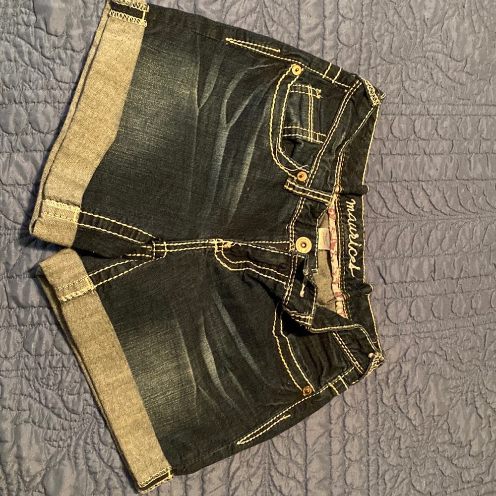 Denim shorts